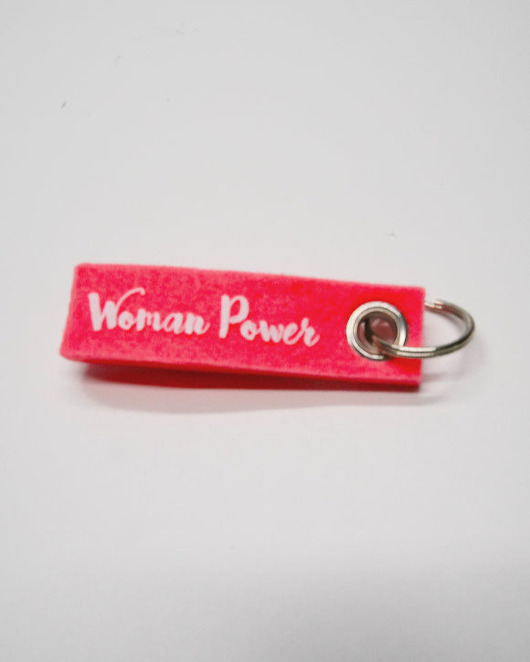 Schlüsselanhänger Filz Woman Power