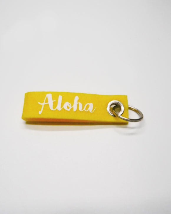Schlüsselanhänger Filz Aloha