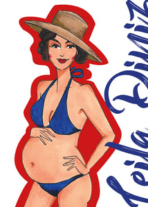 Postkarte Saranovela Leila Diniz